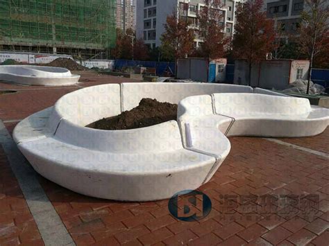 北京玻璃钢花池座凳定做