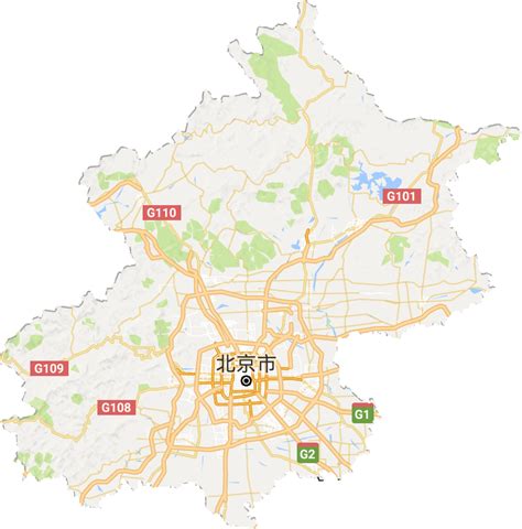 北京电子地图高清版大图