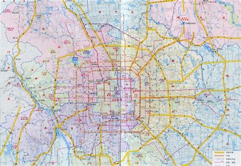 北京详细地图高清版大图