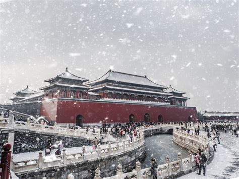 北京2018年冬天的第一场雪
