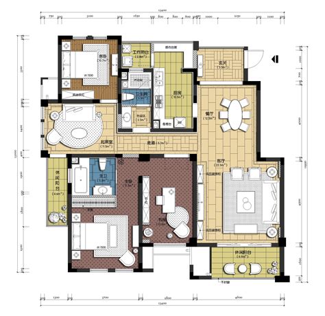 单层200平米房屋设计图