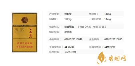 南京一品梅黄盒多少钱一包