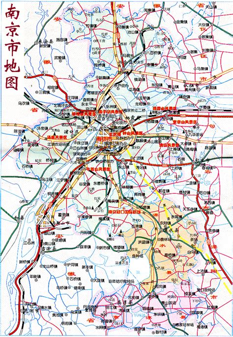 南京市区交通地图全图高清版