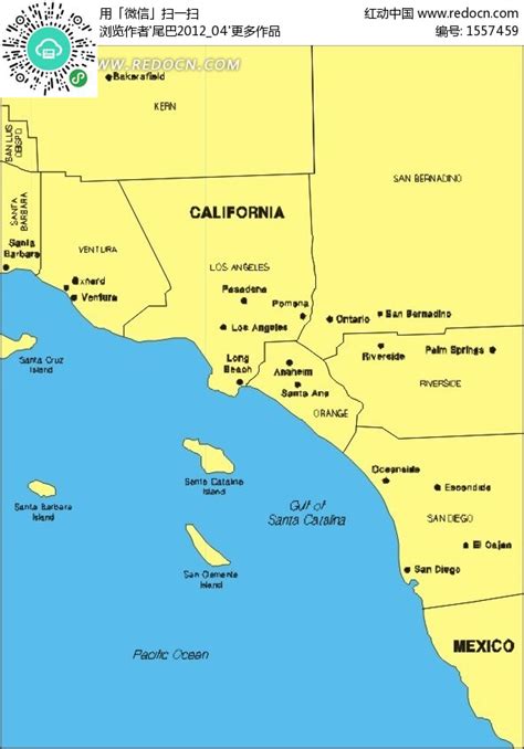 南加州地图位置
