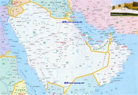 卡塔尔国家地图