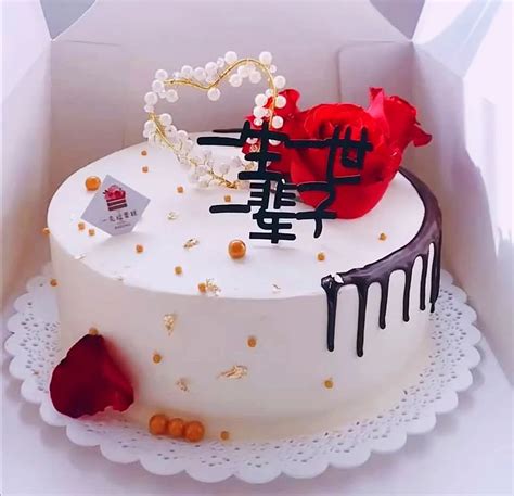 双层生日蛋糕图片网红
