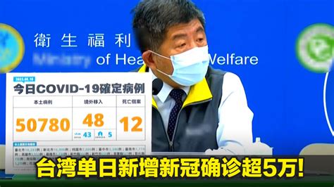 台湾单日新增本地确诊超8万例