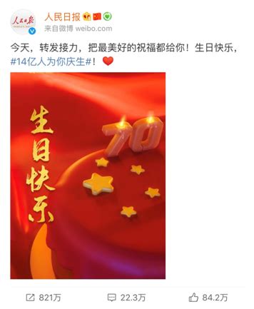 台湾发微博祝福祖国生日的明星