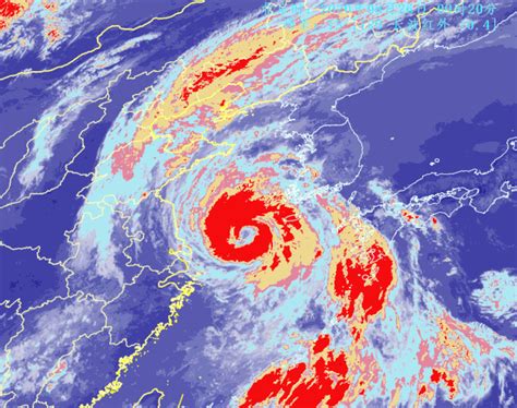 台风巴威气象图