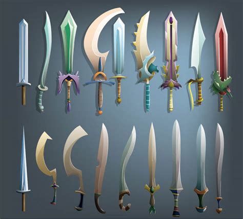 各种剑的动画