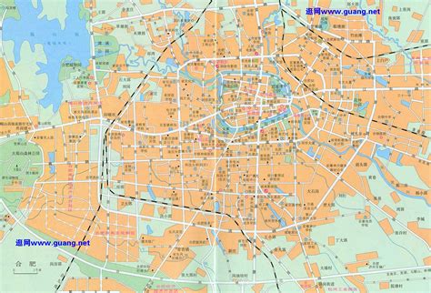 合肥市中心地图