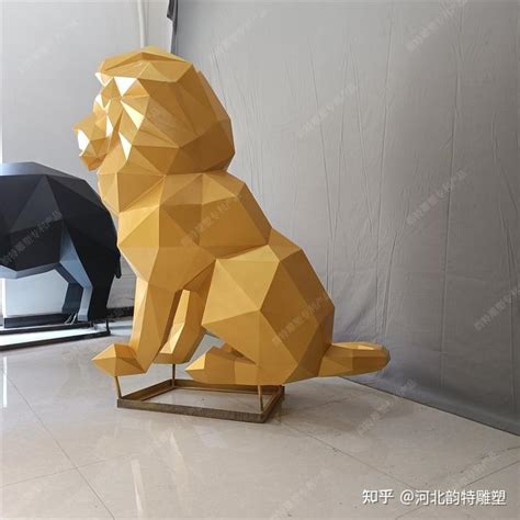 吉林镜面不锈钢动物狮子雕塑