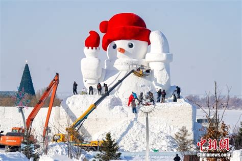 哈尔滨巨大雪人将亮相