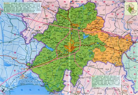 唐山地区地图交通图