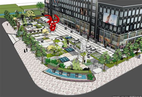商业广场景观设计图