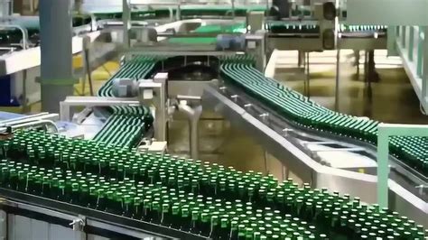 啤酒制作流水线视频