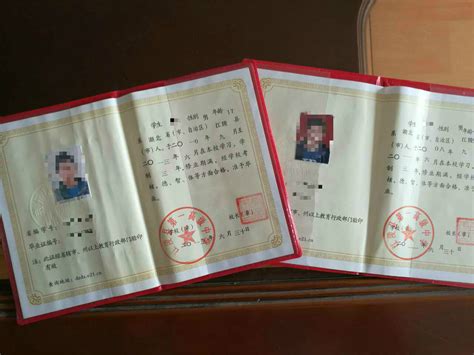 四川省普通高中1996年毕业证样本