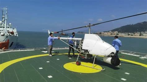 国产新款舰载无人直升机