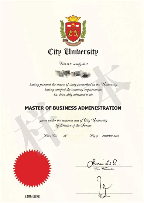 国外MBA学历证书
