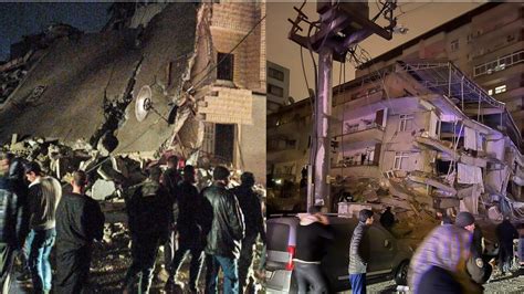 土耳其7.1地震房屋倒塌视频