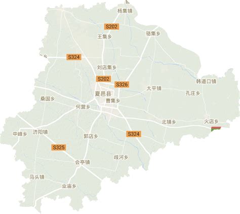夏邑县会亭镇行政地图