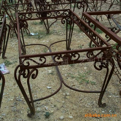 外贸铁艺餐桌椅模具制作