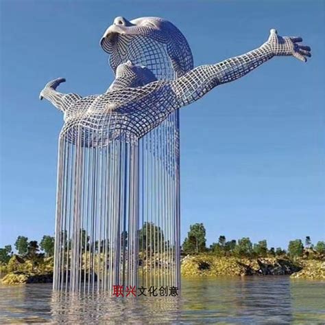 大型不锈钢玻璃钢人物雕塑定制