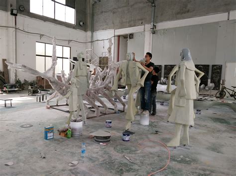 大型玻璃钢雕塑制作工艺流程