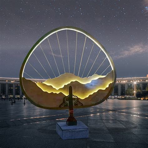 天津公园景观金属雕塑设计