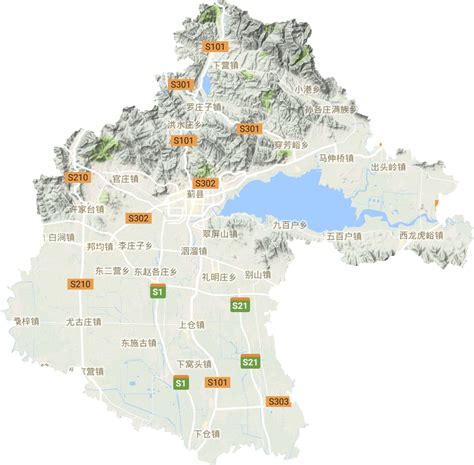 天津市蓟州区详细地图