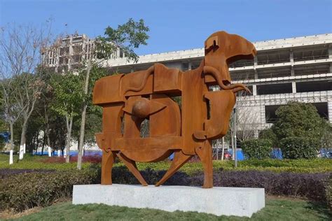 天津耐候钢雕塑样式