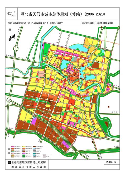 天门市新建村规划图
