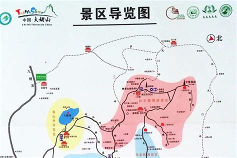 太姥山游览路线图