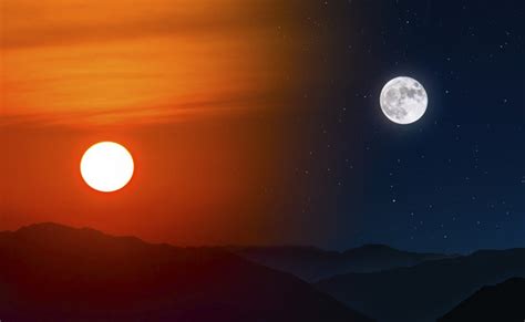 太阳与月亮交界地方