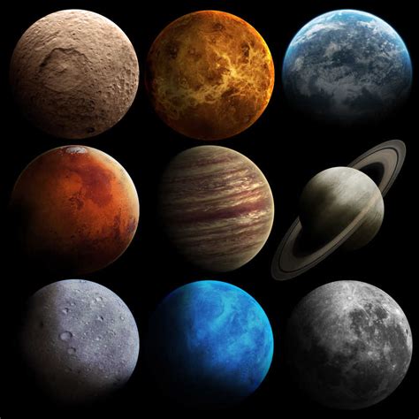 太阳系九大行星图片