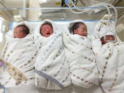 女子一胎产下六胞胎