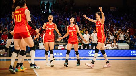 女排世联赛四分之一决赛中国