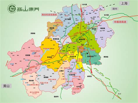 安吉县乡镇地图