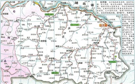 白河县地图