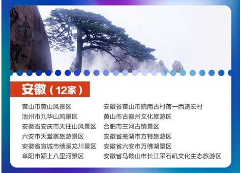 安徽5a景区名单