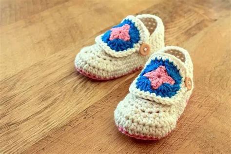 宝宝鞋装饰钩织教程