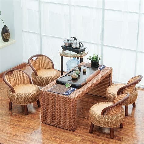 家用休闲藤椅茶桌