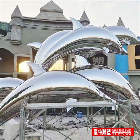 山东大型不锈钢海豚雕塑工厂