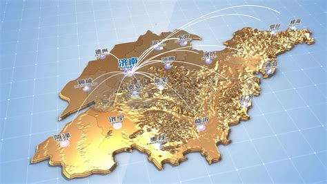 山东省3d交通地图