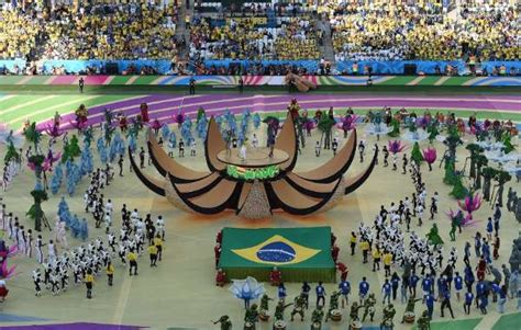 巴西世界杯开幕式震撼画面