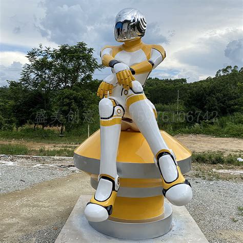 广东玻璃钢机器人雕塑批发