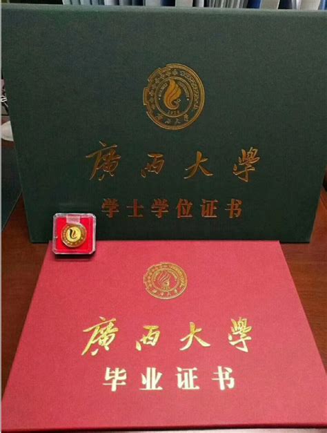 广西大学毕业证照片