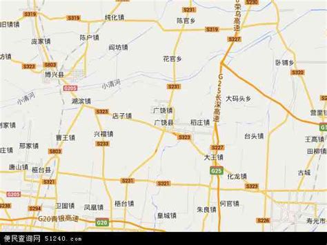 广饶县地图高清