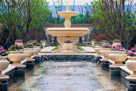 庭院水景喷泉