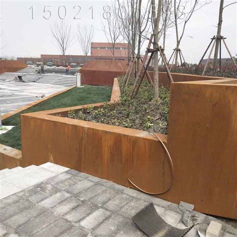 忻州耐候钢种植池设计